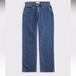 Abercrombie & Fitch the baggy low rise curve love jeans